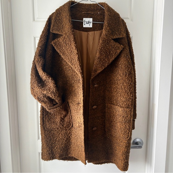 Y2K Jackets & Blazers - Cozy Chocolate Brown Teddy Coat | Oversized Faux Fur Jacket Size M/L